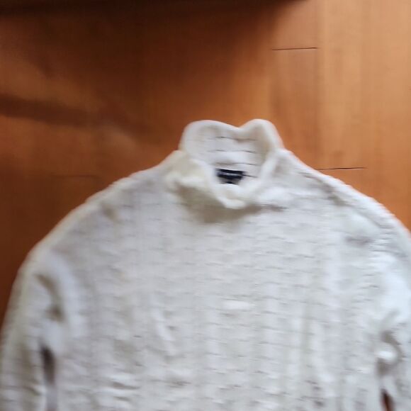 Tribal Cream Knit Sweater- Women's Size Large - Picture 3 of 4